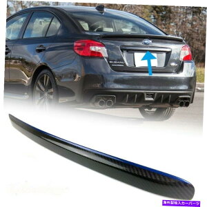 Cover Rear Trunk GNXeAAgNbhJo[1PCSɂĂ̓XoWRX STIZ_2017J[{+u[ Exterior Rear Trunk Lid Cover 1PCS For Subaru WRX STI Sedan 2017 Carbon + Blue