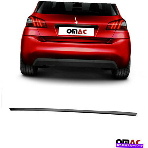 Cover Rear Trunk _[NN[gNbhe[Q[gOunhJo[ɃvW[308 2014N2021N Dark Chrome Trunk Lid Tailgate Grab Handle Cover For Peugeot 308 2014-2021