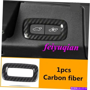 Cover Rear Trunk Yf@ی㕔hAgNXCb`{^Jo[ĝ߂Ƀ{{XC60 2018 2019 Carbon fiber Rear Door Trunk Switch Button Cover Trim For Volvo XC60 2018 2019