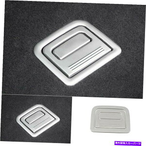 Cover Rear Trunk tBbĝ߂̃AEfBQ5 2018N2021ÑVo[`^e[Q[gAgNnhJo[3PCS Fit For Audi Q5 2018-2021 Silver Titanium Tailgate Trunk Handle Cover Decor 3PCS