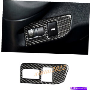 Cover Rear Trunk J[{t@Co[AgNXCb`Jo[ĝ߂ɃXoBRZg^86 201317 Real Carbon Fiber Rear Trunk Switch Cover Trim For Subaru BRZ Toyota 86 2013-17