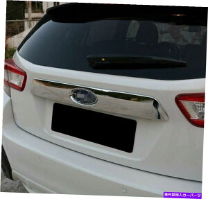 Cover Rear Trunk スバル新XV / Crosstrek 2018クロームリアトランクリッドテールゲートカバートリムのために For Subaru New XV/Crosstrek 2018 Chrome Rear Trunk Lid Tailgate Cover Trim