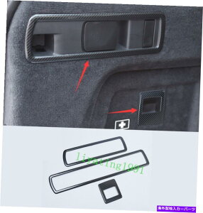 Cover Rear Trunk 3PCSJ[{t@Co[AgN{^t[Jo[ĝ߂BMW X5 G05 2019 2020 3PCS Carbon Fiber Rear Trunk Button Frame Cover Trim For BMW X5 G05 2019 2020