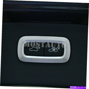 Cover Rear Trunk VOLVO XC90XeXAgNXCb`t[p̃Jo[g1PCS 2016N2019N For VOLVO XC90 Stainless Rear Trunk Switch Frame Cover Trim 1pcs 2016-2019