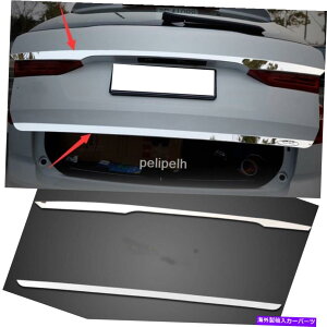 Cover Rear Trunk 2̏ꍇ{{XC60 2018 2019XeXe[AgNbhJo[g 2pcs For Volvo XC60 2018 2019 Stainless steel Tail Rear Trunk Lid Cover Trim