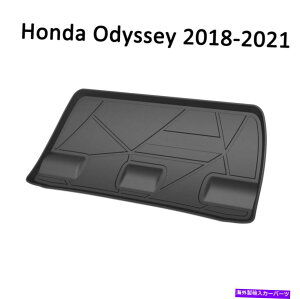 Cover Rear Trunk z_IfbZC2018-2021Ԃ̃AJ[SCi[gCgNtAJo[}bĝ߂ɓK Fits for Honda Odyssey 2018-2021&Car Rear Cargo Liner Tray Trunk Floor Cover Mat
