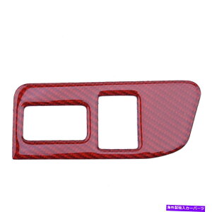 Cover Rear Trunk bhJ[{t@Co[AgNXCb`gJo[t[tBbĝ߂̃XoBRZg^86 Red Carbon Fiber Rear Trunk Switch Trim Cover Frame Fit For Subaru BRZ Toyota 86