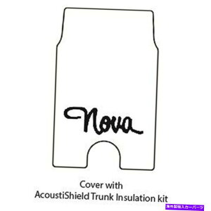 Cover Rear Trunk 73-77�V�F�r�[�m���@AcoustiShield�L�b�g�AG-040�p�g�����N�̃t���A�}�b�g�J�o�[���f�M�� Trunk Floor Mat Cover & Insulation for 73-77 Chevy Nova AcoustiShield Kit, G-040