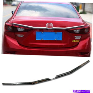 Cover Rear Trunk N[ABSAgNbhe[Q[gJo[ĝ߂Ƀ}c_3 M3ANZ2017 2018 Chrome ABS Rear Trunk Lid Tailgate Cover Trim For Mazda 3 M3 Axela 2017 2018