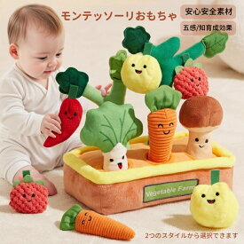 モンテッソーリおもちゃ 男の子 女の子 果物 にんじん抜き 知育玩具 音のなる 教育 玩具 はめこみ 形合わせ パズル 積み木 つみき 知育ボックス おままごと 大小