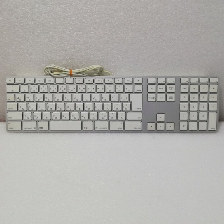 楽天市場】【中古】純正良品 APPLE A1243 USB日本語 有線キーボード 