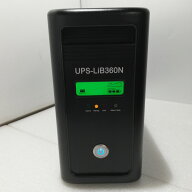 【中古】無停電電源装置　ナカヨ UPS-LiB360N 1000VA/650W　酸化鉄リチウムイオンバッテリ