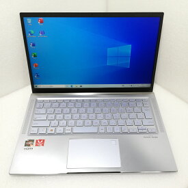 【中古】ASUS ZenBook 14 UM431D 14型ワイドTFTカラー液晶 Windows 10 Home AMD Ryzen 5 3500U with Radeon Vega Mobile Gfx 2.1GHz 8GB Nvme M.2 SSD256GB フルHD Webカメラ HDMI USB Type-c