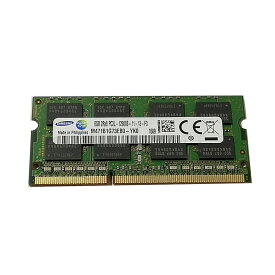 【中古】SAMSUNGノートパソコン用メモリー PC3L-12800S DDR3L-1600 8GB 204pin 動作品 互換増設メモリ 電圧1.35V1.5V 両対応