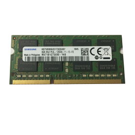 【中古】SAMSUNGノートパソコン用低電圧メモリー PC3L-12800S DDR3L-1600 8GB SO-DIMM 204pin 動作品 互換増設メモリ 電圧1.35V&1.5V 両対応