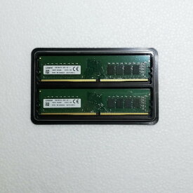【中古】Kingston デスクトップパソコン用メモリー PC4-2666V PC4-21300 DDR4 16GB 2枚セット 計32GB 動作品 互換増設メモリ