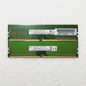 【中古】SKhynix デスクトップパソコン用メモリー PC4-2400T PC4-19200 DDR4 8GB 2枚セット 計16GB 動作品 互換増設メモリ