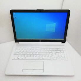 【中古】 外観良好 ホワイト 15.6型 HP Laptop 15-db0223AU AMD A6-9225 2.60GHz 8G SSD240GB Win10 Home 無線LAN内蔵 Webカメラ Bluetooth HDMI テンキ－【レビュー記入で保証期間を3ヶ月に延長します。必ず商品到着後1ヶ月保証の期間中にレビューをお願いします】