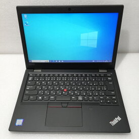 【中古】 Lenovo ThinkPad L380 20M6S1NQ00 Core i3-8130U 2.2GHz 8GB SSD128GB 13.3型HD1366x768 無線LAN内蔵 Bluetooth Webカメラ HDMI USB-C【レビュー記入で保証期間を3ヶ月に延長します。必ず商品到着後1ヶ月保証の期間中にレビューをお願いします】