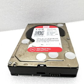 【中古動作品】メーカーWD Western Digital製 HDD 3.5インチ SATA デスクトップPC用HDD 4TB 1点 WD4001FFSX ☆Crystal Disk Infoにて健康状態「正常」と確認済、フォーマット済☆★初期化済み★