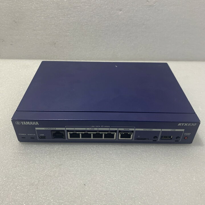 楽天市場】ヤマハ YAMAHA ギガアクセスVPNルーターRTX830 ハブ動作可  