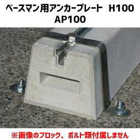 竹原電設 ベースマンシリーズ対応 アンカープレート AP100