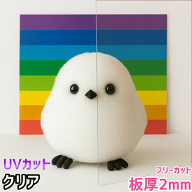 ポリカーボネート板 2mm クリア フリーカット 切り売り 4,050円/1平米 UVカット 紫外線 両面耐候　カーポートなどに