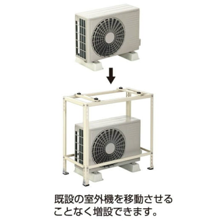 楽天市場】バクマ工業 BEAR エアコン架台 平地高置 増設用架台 B-HTF 