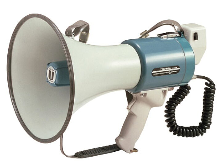 楽天市場】拡声器 ユニペックス 15W 中型メガホン 拡声器 TRM-66A 