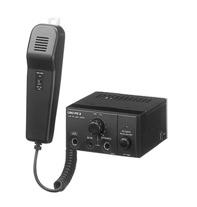 楽天市場】拡声器 ユニペックス 10W車載アンプ NT-104A 24V用 
