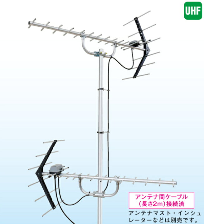 楽天市場】地デジ DXアンテナ 京阪神地区用UHFアンテナセット UA14K 