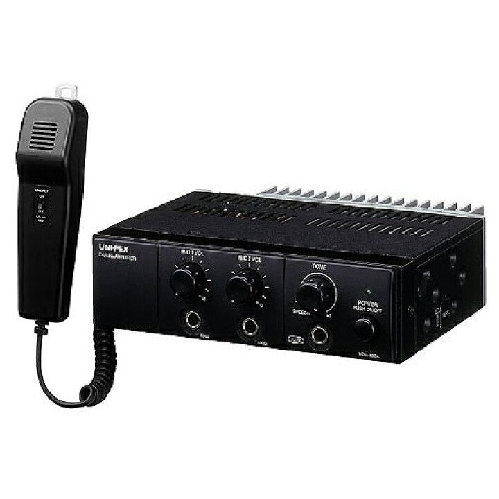 楽天市場】拡声器 ユニペックス 40W 車載用アンプ NDA-402A 選挙は当店 