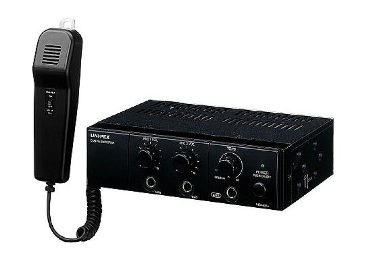 UNI-PEX 選挙 広報 車載拡声器 TOA 20W スピーカー2本で20W｜スピーカー