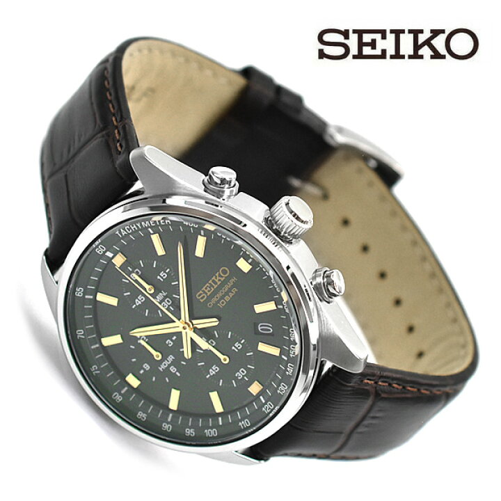 楽天市場】SEIKO 逆輸入セイコー メンズ クォーツ 腕時計 グリーン 