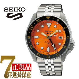 【10%OFFクーポン 6/1 0:00～6/2 9:59】【おまけベルト付き】セイコー SEIKO Seiko 5 Sports SKX Sports Style メンズ 腕時計 オレンジ SSK005KC