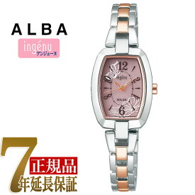 【最大2000円OFFクーポン 6/4 20:00～6/11 1:59】セイコー SEIKO アルバ アンジェーヌ ALBA ingenu ソーラー レディース 腕時計 AHJD423