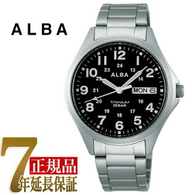 セイコー アルバ SEIKO ALBA クオーツ チタン メンズ 腕時計 AQPJ402