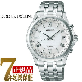 【正規品】セイコー ドルチェ&エクセリーヌ SEIKO DOLCE&EXCELINE ソーラー 電波 メンズ 腕時計 SADZ201