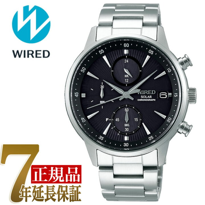 楽天市場】セイコー ワイアード SEIKO WIRED クロノグラフ ソーラー 
