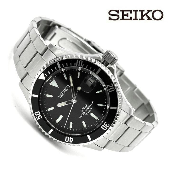 楽天市場】セイコー SEIKO ヴィンテージデザイン ソーラー メンズ 