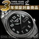 【10%OFFクーポン配布中 8/1〜8/3】 セイコー セイコー5 SEIKO5 セイコーファイブ メンズ 腕時計 SNK381 逆輸入セイコー 自動巻き メカニカル 機械式 オートマチック ブラック メタルベルト SNK381K SNK381K1 メンズ 腕時計