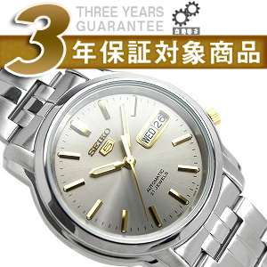 楽天市場】【逆輸入SEIKO5】セイコー5 メンズ自動巻き腕時計 グレー