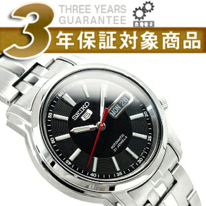 楽天市場】【逆輸入SEIKO5】セイコー5 メンズ自動巻き腕時計 ブラック 