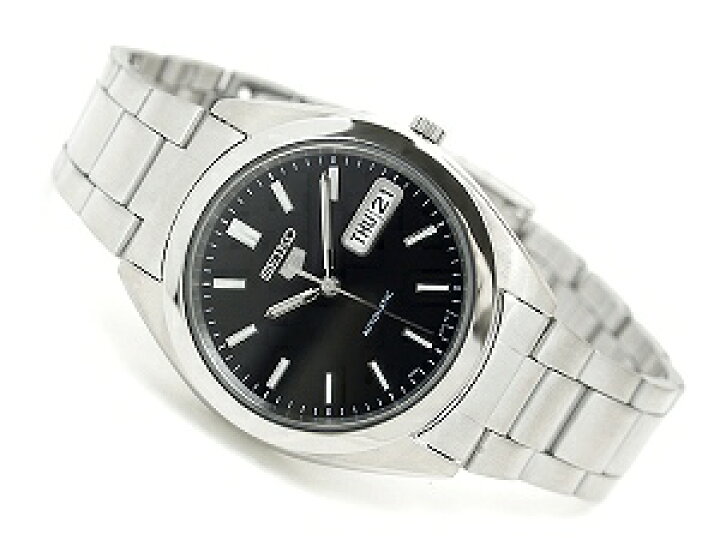楽天市場】【逆輸入SEIKO5】セイコー5 メンズ自動巻き腕時計 ブラック 