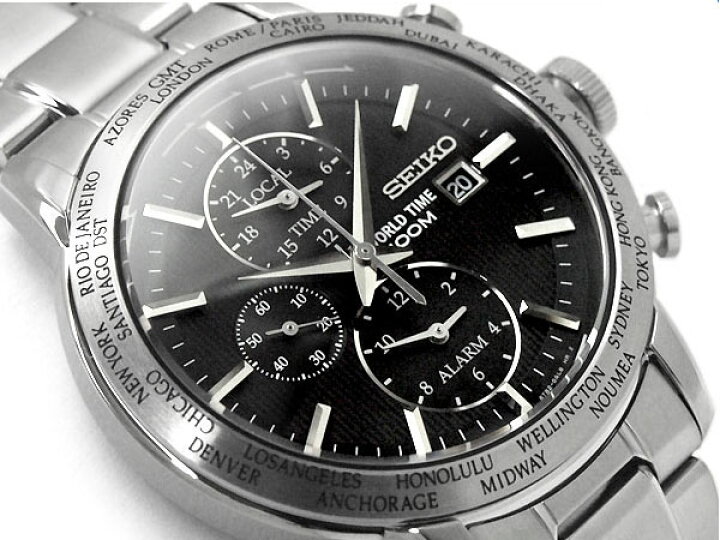 楽天市場】【逆輸入 SEIKO】逆輸入 セイコー GMT ワールドタイム  