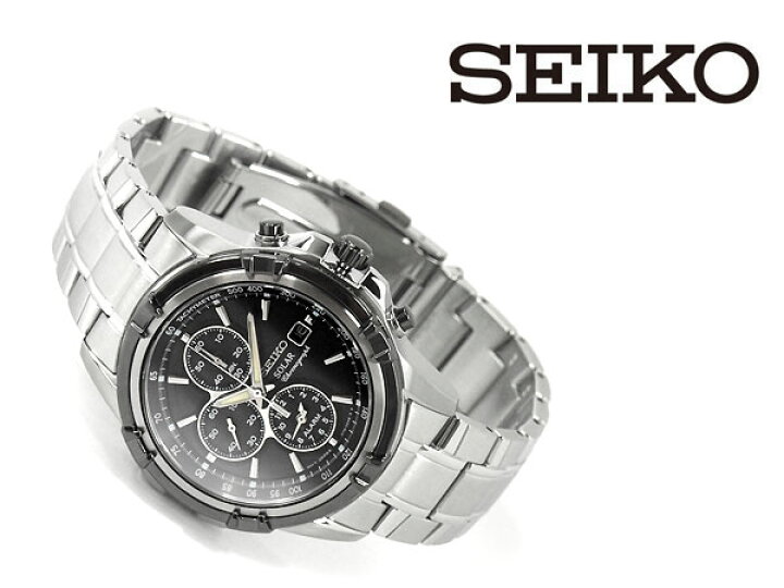 楽天市場】【正規品 逆輸入 SEIKO】セイコー ソーラー センタークロノ 