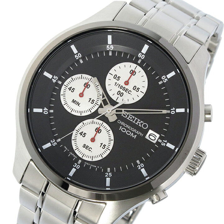 楽天市場】逆輸入セイコー 逆輸入SEIKO クロノ クオーツ メンズ 腕時計 