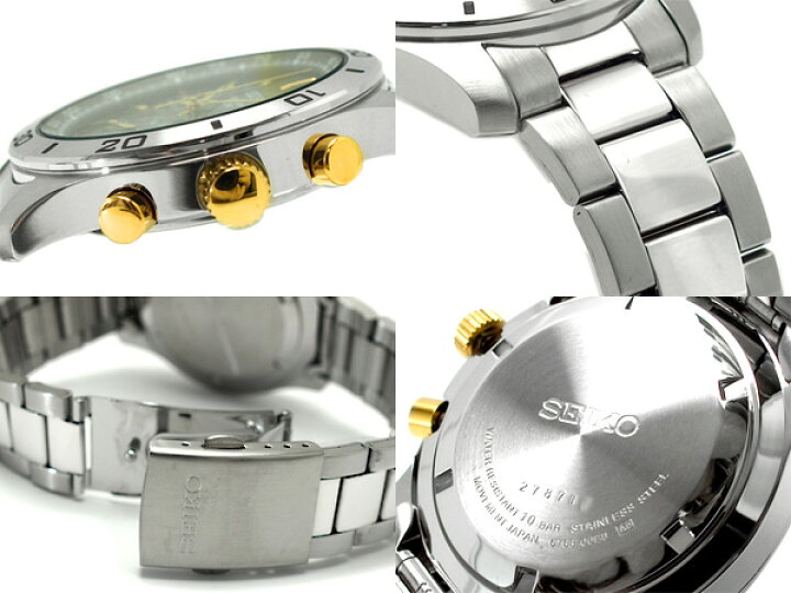 楽天市場】【逆輸入SEIKO 】セイコー メンズ クロノグラフ 腕時計 