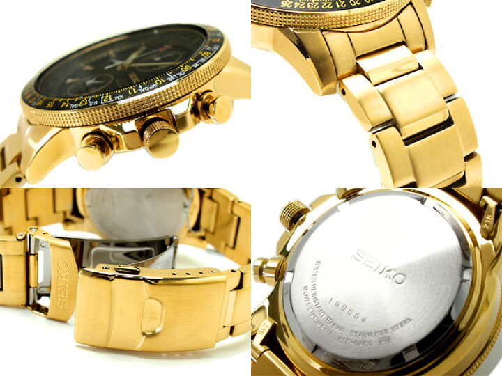 楽天市場】【逆輸入SEIKO】セイコー メンズ パイロットクロノグラフ 