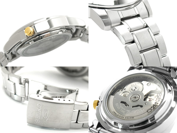 楽天市場】【逆輸入SEIKO5】セイコー5 メンズ自動巻き腕時計 ホワイト 